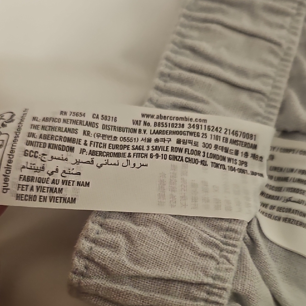 Hollister Women's ELLA Linen Blend XS Shorts - Picture 8 of 14